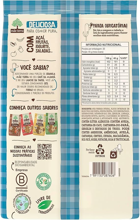 Mãe Terra Granola Tradicional